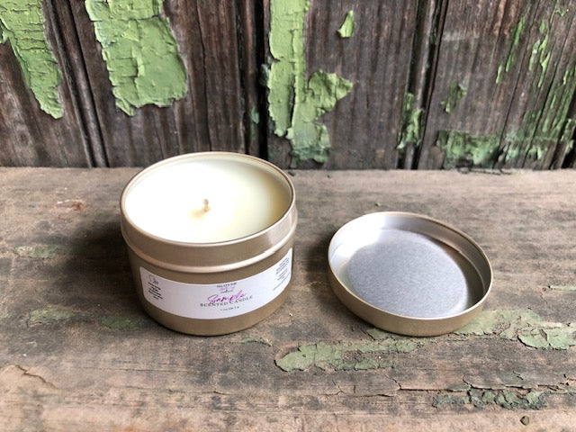 Strawberries & Cream Sample Tin Candle