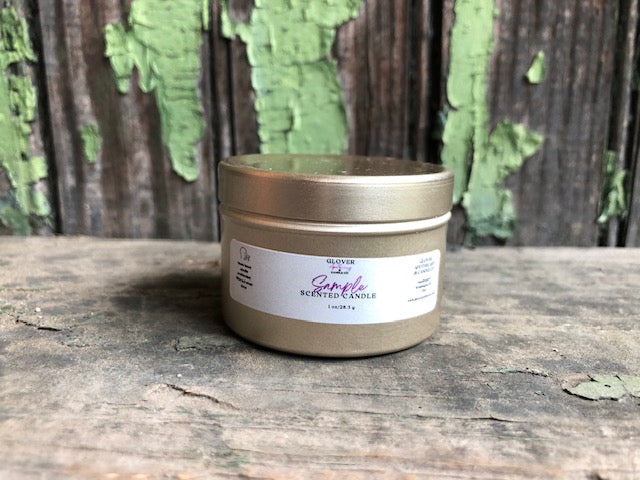 Strawberries & Cream Sample Tin Candle
