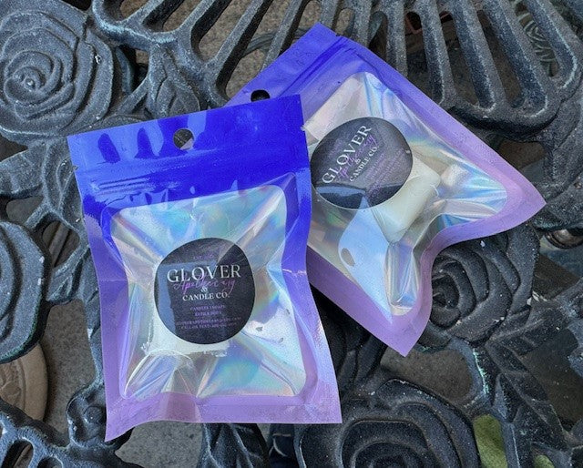All of our wax melts are made with 100% soy wax and this wax sampler should scent a room for 3-4 hours.