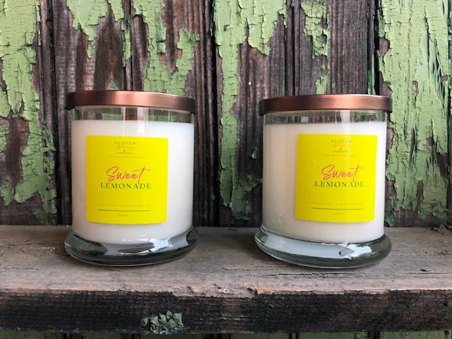 Sweet Lemonade is a nostalgic, summer fragrance that will take you back to the days of porch sitting with a cool glass of homemade lemonade. This citrusy fragrance is a combination of lemon, bergamot, melon, fresh peaches, hints of vanilla, pineapples and sugared ice. Sweet Lemonade is part of our seasonal limited edition. 
