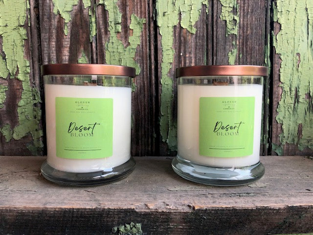 All of our candles are made with 100% soy wax. 